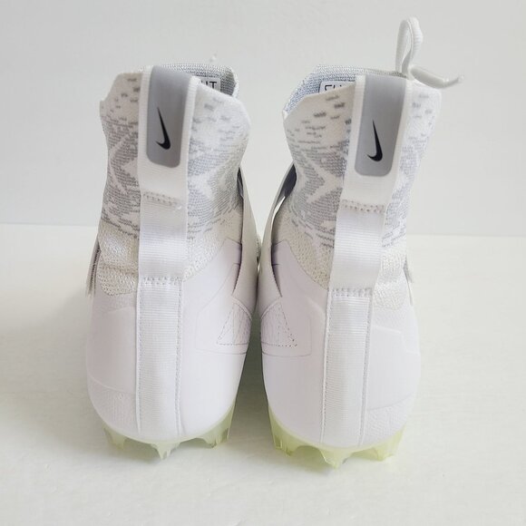 NEW Nike Alpha Menace Elite 2 Football Cleats BV3298-100 Size 13 White main image 8